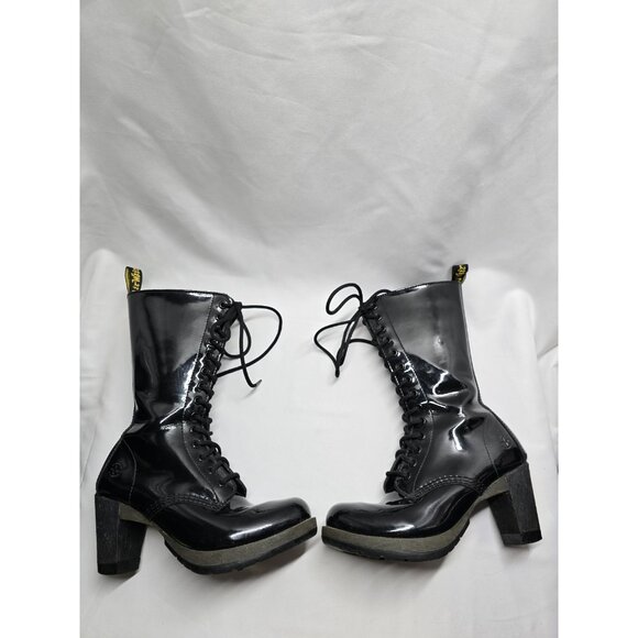 Dr. Martens Women's Dee Limited Edition Diva Collection 14-Eye Black US 7 L UK 5 - Picture 16 of 16